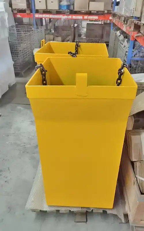 Electric chain fall hoist, chain bag  Electric chain fall hoist, chain bag