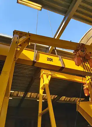 20 ton gantry crane main girder assembly  20 ton gantry crane main girder assembly