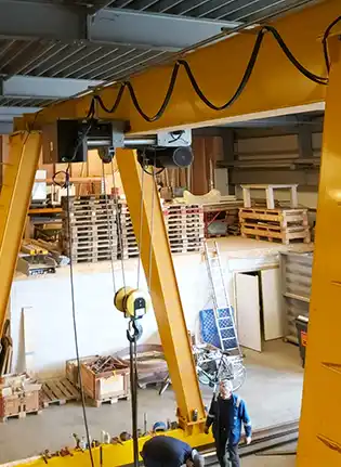 Lowheadroom gantrty crane 20 ton for indoor use  Lowheadroom gantrty crane 20 ton for indoor use