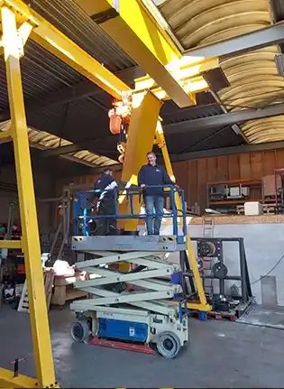 single girder goliath crane assembly  single girder goliath crane assembly