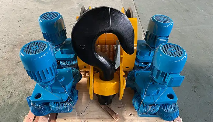 30 ton hook and motorized travelling hoist trolley  30 ton hook and motorized travelling hoist trolley