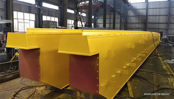 Main girder of grab bucket 20 ton overhead crane 