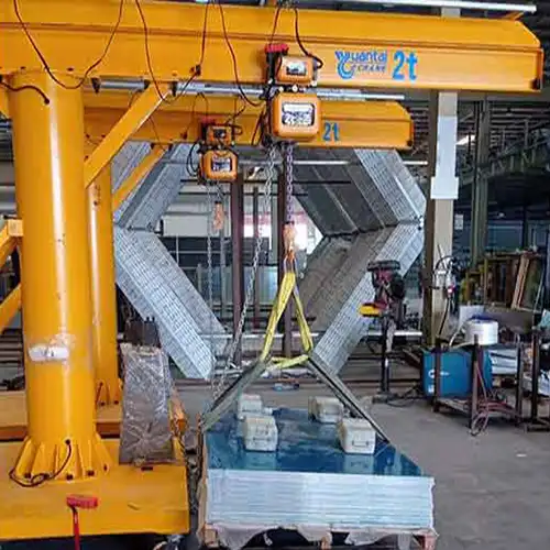 Motorized Rolling Jib Crane (Portable Jib Crane with Electric Motorized Travelling)