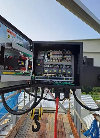 Electric hoist electrical cabinet 3 ton 