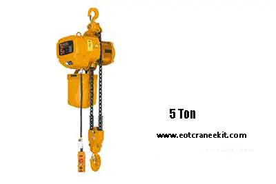 Portable Electric Chain Hoist 5 Ton