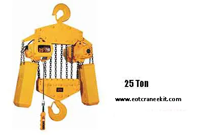 Portable Electric Chain Hoist 25 Ton