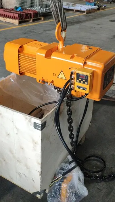 hook mounted portable electric chain hoist