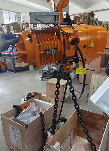 Hook mounted fixed electric chain hoist 3 ton 