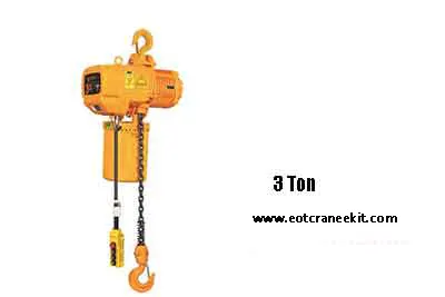 Portable Electric Chain Hoist 3 Ton
