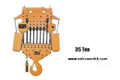 Portable Electric Chain Hoist 30 Ton, 35 Ton
