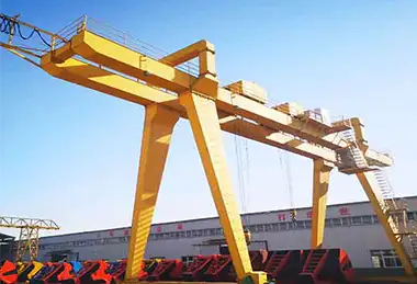 Mg Double Girder Gantry Crane with Box Girder Design