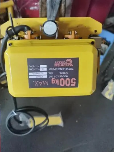 500kg electric hoist trolley for wall mounted jib crane  500kg electric hoist trolley for wall mounted jib crane