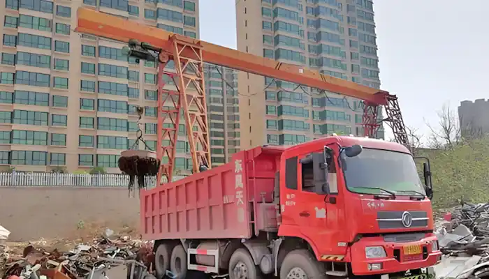Scrap Loading and Unloading Gantry Cranes