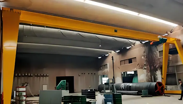 Ask for economical single girder goliath crane price for sale