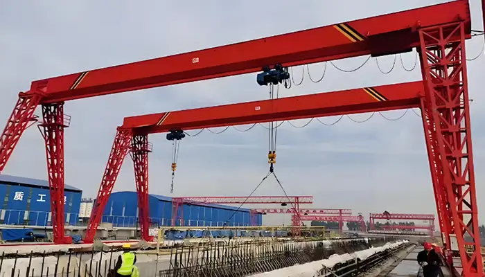 Box Girder + H-Beam Single Girder Goliath Cranes