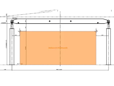 Low Headroom Single Girder Overhead Crane: Also covers a width range of 8300 mm for extreme positions. Low Headroom Single Girder Overhead Crane: Also covers a width range of 8300 mm for extreme positions.