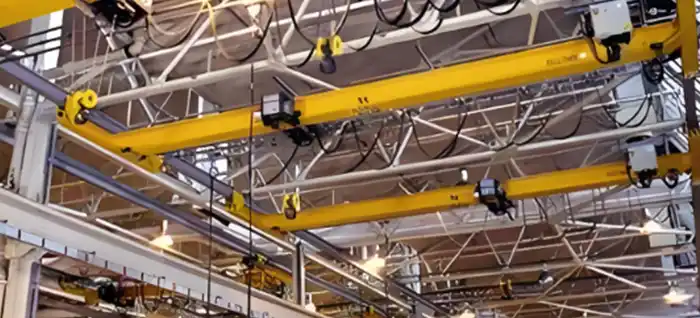 HDE Type Double Hoist Single Girder Overhead Crane:  HDE Type Double Hoist Single Girder Overhead Crane: