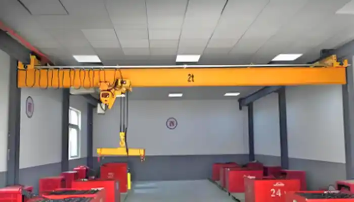 eiling Mounted Underslung Single Girder Crane with Low Headroom for Light Load and Light Duty Material Handling