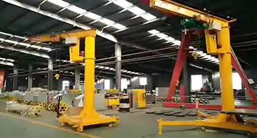 Portable jib crane with modular design