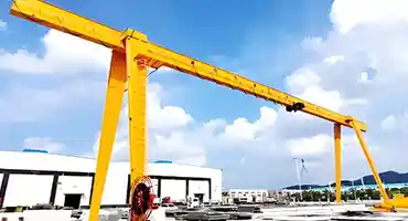Modular gantry crane single girder