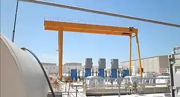 Modular gantry crane double girder