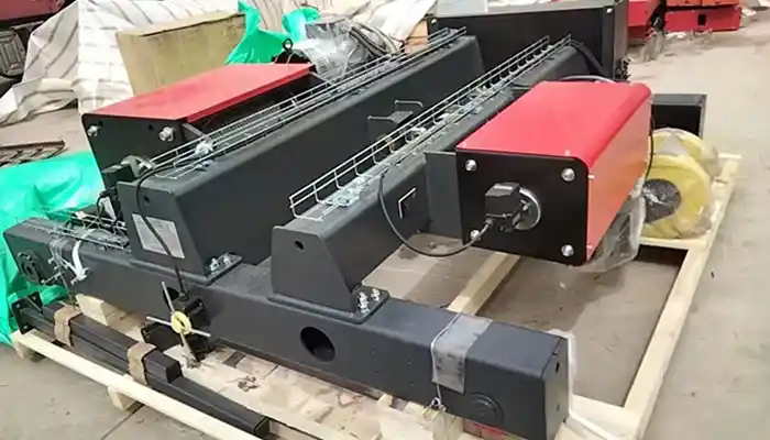 NLH overhead electric hoist trolley for heavy loads handling with main and auxiliary hook 