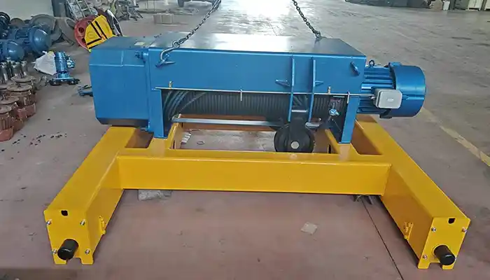 double rail crab unit and hoist trolley , 32 ton electric hoist with hoist trolley 