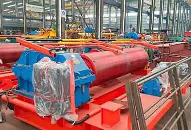 European Open winch for double girder gantry crane