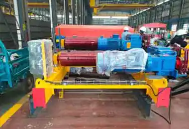 European style open winch for double girder crane