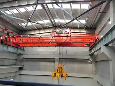 qz ladle overhead crane 25 ton double girder