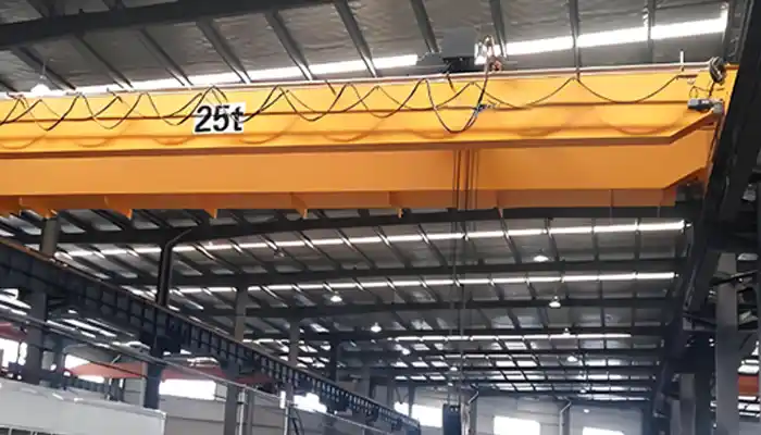 ption 2: 25 Ton Overhead Crane with European-Style Low Headroom Electric Hoist Trolley
