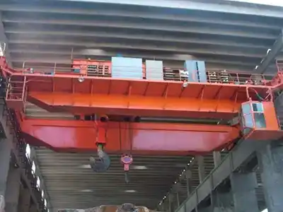 qdy ladle overhead crane 25 ton double girder
