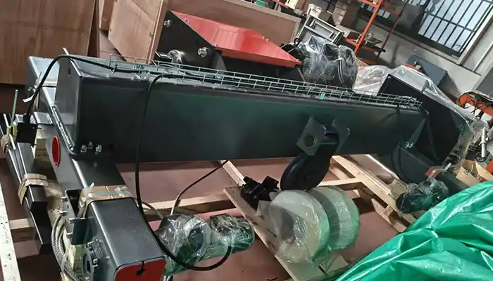 Low headroom wire rope electric hoist trolley for double girder crane 15 ton  Low headroom wire rope electric hoist trolley for double girder crane 15 ton