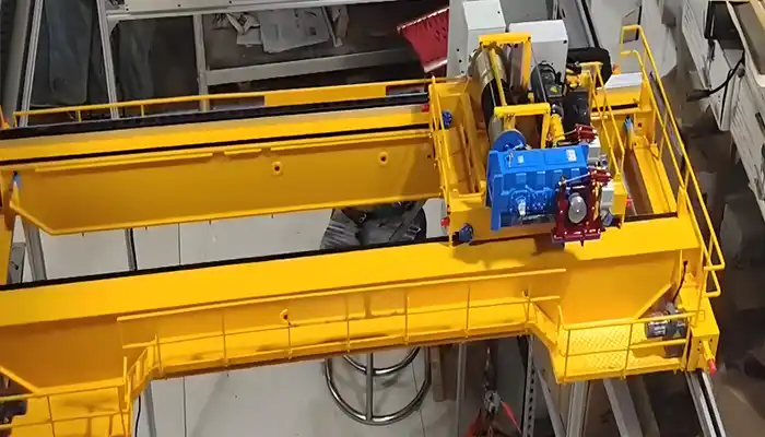 qdX open winch overhead crane with European style and compact design 
