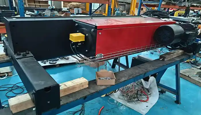 Advanced electric hoist with low headroom design for sale Poland 