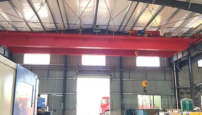 20/5 ton overhead crane double girder with double hooks 
