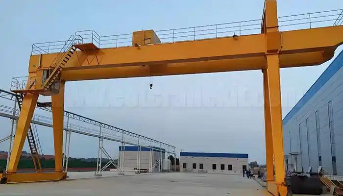 Cantilever gantry crane with box girder double beam crane design