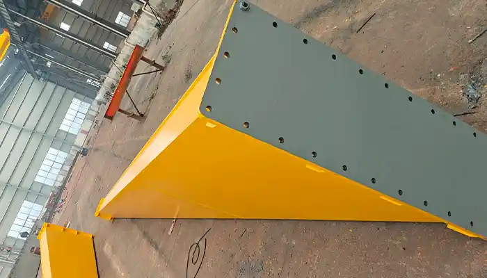 Details of double girder gantry crane 25 ton 