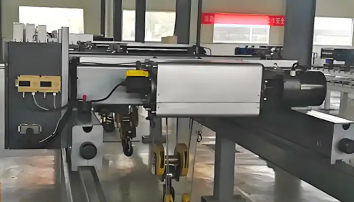 advanced low headroom electric hoist for double girder overhead travelling crane 