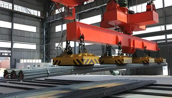 Rotary Electromagnetic Beam Cranes