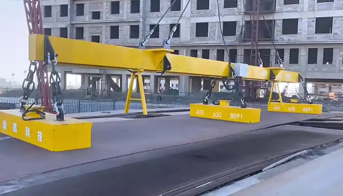 Non-Rotary Electromagnetic Beam Cranes