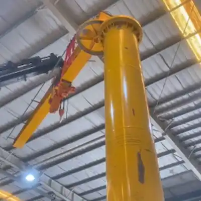 Lift the cantilever up onto the top of the pillar column 