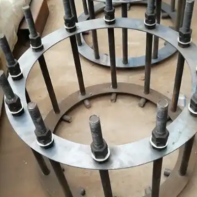 Assembling Foundation Components, the embeded foundation cage