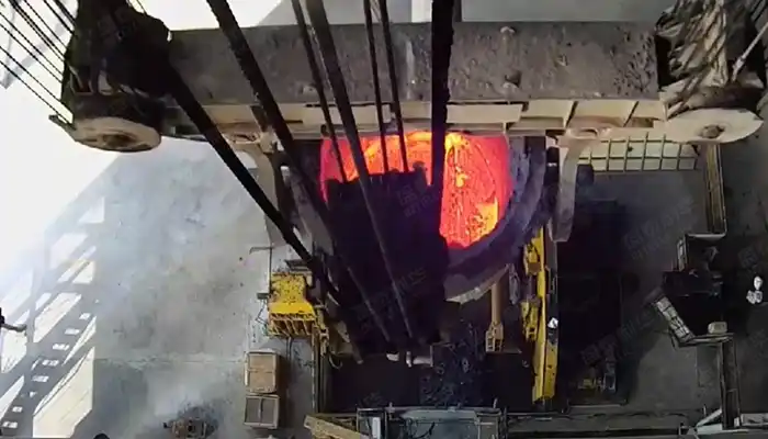 steel mill ladle overhead crane tracking sytem 