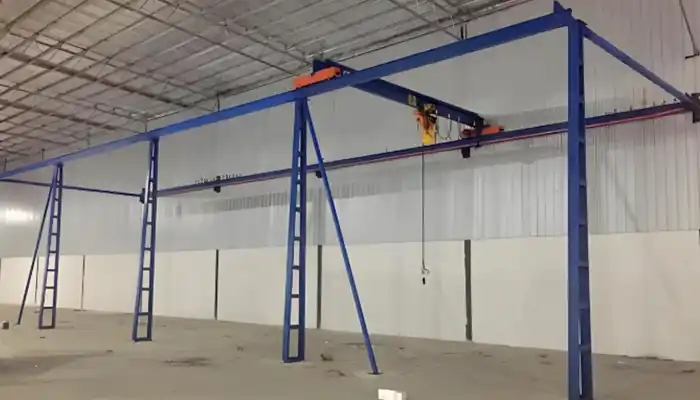 Freestanding eot crane