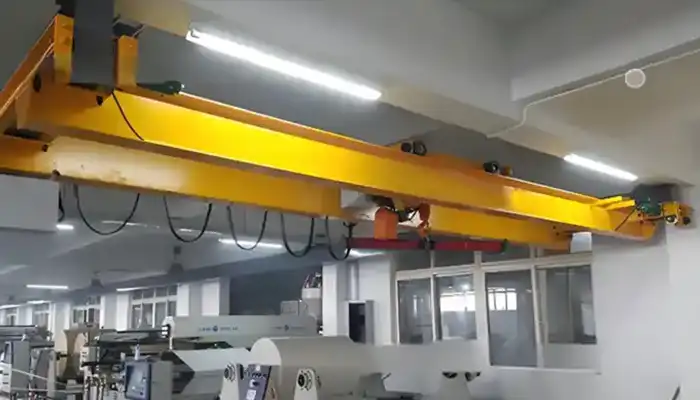 Double girder 3 ton overhead crane under running design