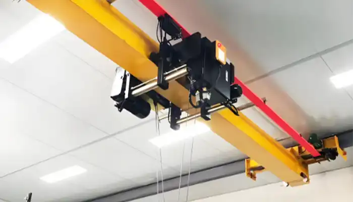 Singe girder 3 ton overhead crane under running design