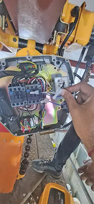 Wiring of 2 ton electric chain hoist for sale Mauritius