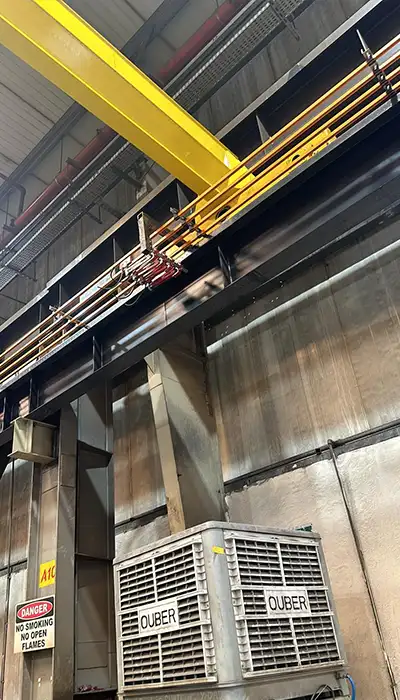 Wall travelling end of the semi gantry crane for sale Qatar Wall travelling end of the semi gantry crane for sale Qatar