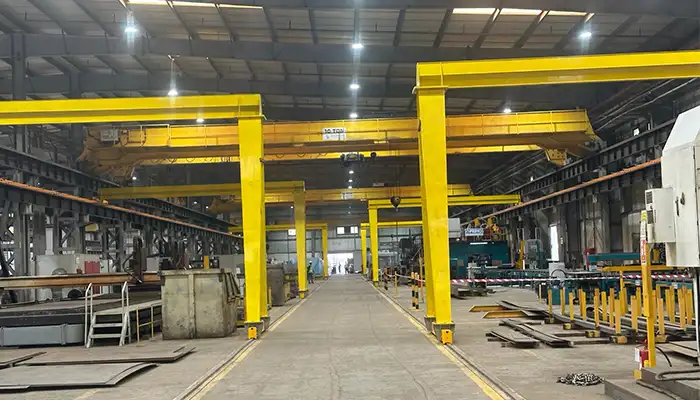 3 ton semi gantry crane kits, 16 sets installed in Qatar 3 ton semi gantry crane kits, 16 sets installed in Qatar